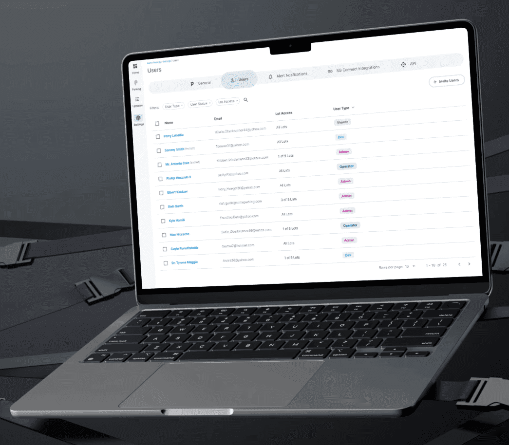 SpotGenius users table